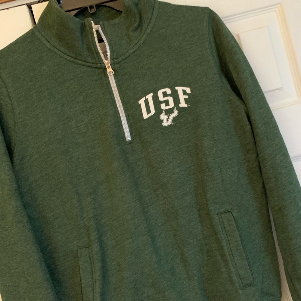 USF redshirt quarter zip sweatshirt